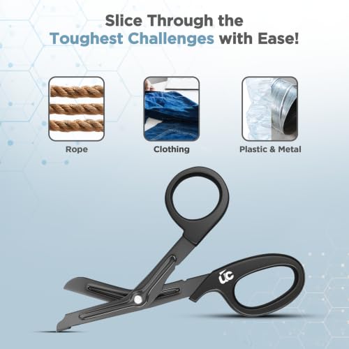 Utopia Care Trauma Shears For Nurses Stainless Steel Bandage Scissors 2 Pcs