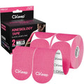 CKeep Kinesiology Tape precut Strips, 40 Count Elastic k Tape, Pink - color: Pink, size: 2 Rolls