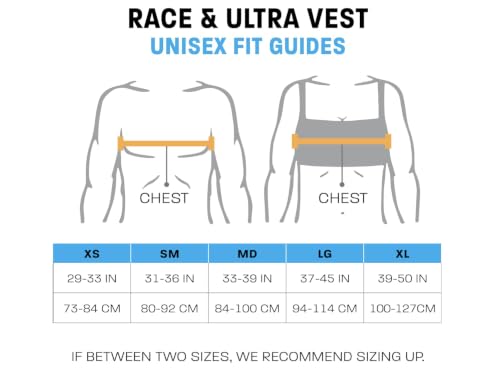 Ultimate Direction Adventure Vest | 17 Liter Capacity Hydration Pack for Running, Hiking & Fastpacking - Includes 2 Soft Flasks - color: Black, size: Large