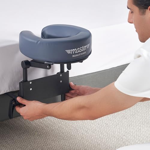 Master Massage Home Use Sleeping Mattress Top Massage Kit-Adjustable Headrest Face Pillow Cradle & Face Cushion Support Bracket, Head Face Rest Support- Eye Surgery Recovery - Cream - color: Cream