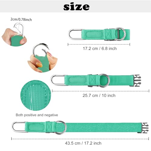 ZINZ Elastic Jacket Gripper Travel Strap with D-Ring Hooks and Buckle - color: Light Green