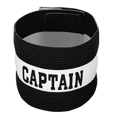 PATIKIL Captain's Armband, Elastic Arm Band for Soccer Training - color: Black