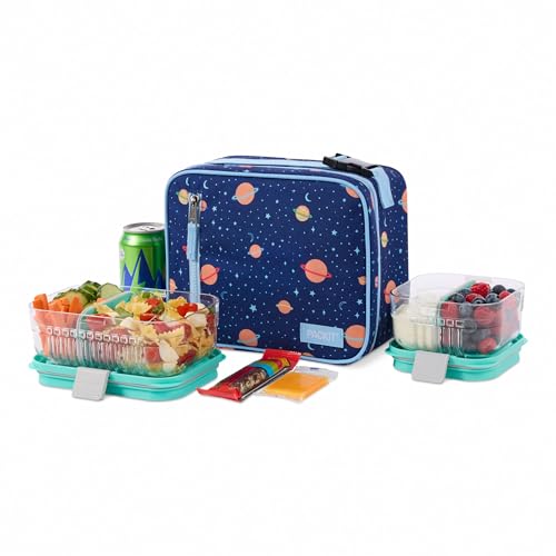PackIt Freezable Classic Lunch Box, Little Planets - color: Little Planets