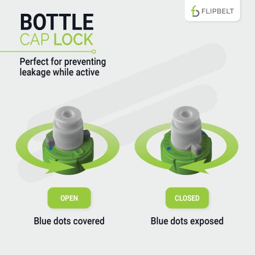 FlipBelt Arc Water Bottle Bundle - 11 Oz + 6 Oz Curved Hydration Running Bottles