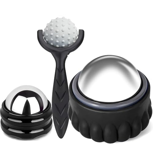 Massage Ice Roller Ball Cold & Heat Therapy Pain Relief Myofascial Release - color: Set of 3