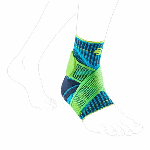 Bauerfeind Sports Ankle Support - Ankle Brace for Stabilization & Protection - Figure-8 Taping Strap - Targeted Compression - Lightweight & Durable (Rivera, XX-Large/Right) - color: Rivera, size: XX-Large/Right
