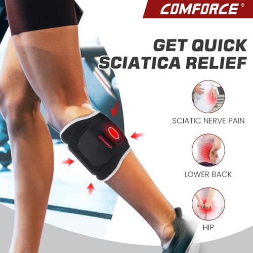 Sciatica Pain Relief Brace, Adjustable Sciatic Nerve Calf Support