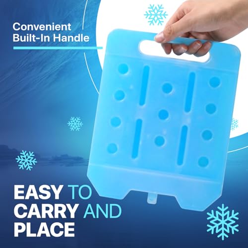 4 Pack Reusable Extra Large Ice Packs for Cooler, Long Lasting Freezer Packs for Camping, Beach, and Road Trips, Cooler Ice Packs BPA-Free Non-Toxic, 10.28"x 7.80" - size: XL 4-pack