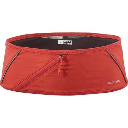Salomon Unisex Pulse Trail Running Storage Belt - HIGH Risk RED - XS - color: RED, size: X-Small
