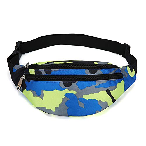 Fanny Pack for Men & Women, Fashion Waterproof Waist Packs with Adjustable Belt, Casual Bag Bum Bags for Travel Sports Running. - color: M-Light Yellow