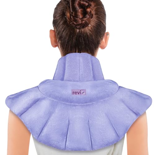 REVIX Microwave Heating Pads for Neck Shoulder & Back, Moist Heat, Purple - color: Purple