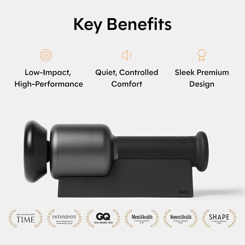 Rally Orbital Massager – Low Impact, High Performance Cordless Full-Body Recovery Device - 3 Attachments, Whisper-Quiet Calm Tech – Elite Muscle Relief for Athletes & Everyday Wellness