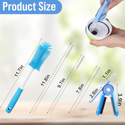 XANGNIER Water Bottle Cleaner Brush Set for Owala 24oz/32oz/40oz Cup,5 Pcs - size: 5 pack