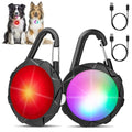 Super Bright Dog Collar Light for Night Walking, 4 Modes, Waterproof, 2 Pcs