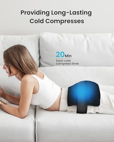 Koonie 2 Extra Large Ice Pack for Back Pain Relief with Extension Strap, Cold and Hot Packs for Injuries, Reusable Lower Back Ice Pack Wrap for Lumbar Surgery, Sciatica, Herniated Disc, Coccyx Pain - size: Extra Large