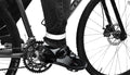Seattle Sports Co Reflective Elastic Strap - High Visibility Reflective Ankle Bands - 16.5" Silver Scotchlite Technology for Cycling & Running - 360 Degree Reflective Ankle Band