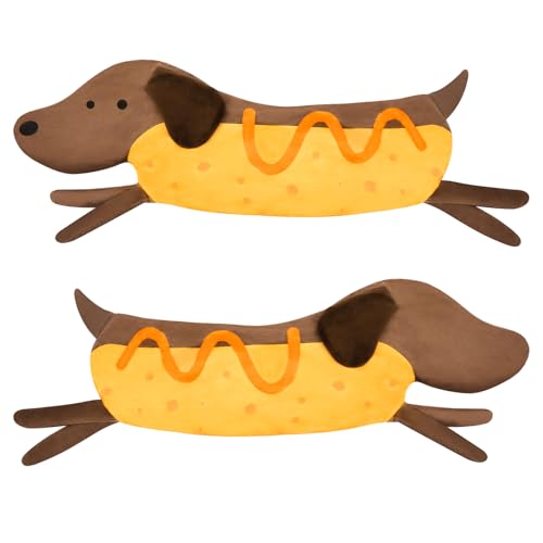 Microwave Heating Pad - 23 Inch Cute Brown Dachshund Heating Pad - style: Brown Dachshund
