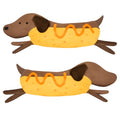 Microwave Heating Pad - 23 Inch Cute Brown Dachshund Heating Pad - style: Brown Dachshund