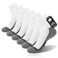 Ankle Compression Quarter Socks White Athletic Breathable Socks For Men - color: White(3 Pairs), size: 10-13