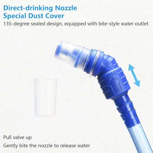 JEELAD TPU Hydration Bladder Water Bladder Ultra-Durable Water Storage Bladder for Hydration Backpacks Outdoor Hiking Running Cycling Camping Climbing - size: 01 - 1.5L - TPU Water Bladder