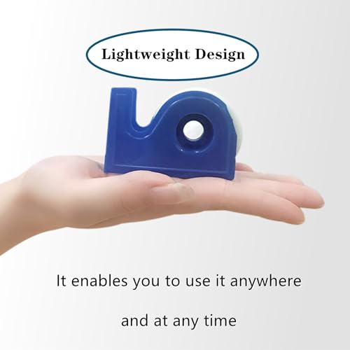 Mini Tape Cutter Portable Tape Dispenser, Blue, 6 PCS