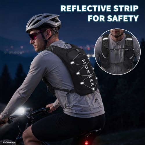 Running Vest Hydration Water Backpack with 2L Water Bladder for Women Men