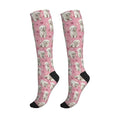 Cute Dog Compression Socks Women Men, Dog Lover Gift - color: Bichon Frise