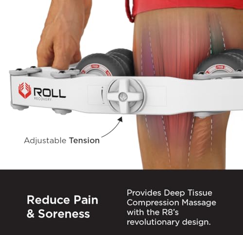 ROLL Recovery R8 Plus (Alpine White) - Deep Tissue Massage Roller - color: Alpine White