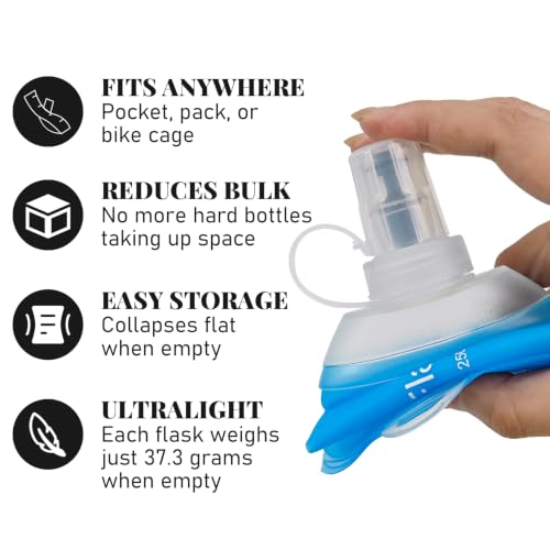 Soft Flask 150ml Foldable Hydration Flask Reusable