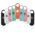 Fauxomor 140dB Personal Safety Alarm for Women 9pack Self Defense Keychain - color: 6 Colors+White+Pink+Black