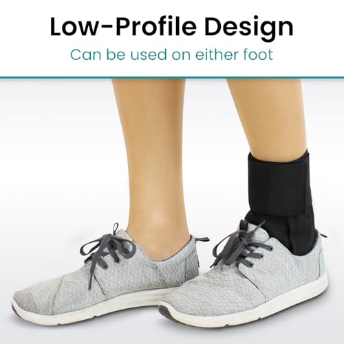 Vive Lace Up Ankle Brace - Men, Women Foot Support Stabilizer Compression Sleeve - Sprained Adjustable Leg Splint - Sprain Rolled Immobilizer Wrap Guard for Running, Volleyball, Basketball, Soccer (L) - size: Large (Pack of 1)