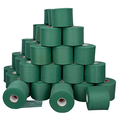 Cramer Tape Underwrap, Bulk Case of 48 Rolls of PreWrap for Athletic Taping, Hair Tie, Headband, Patellar Support, Pre-Wrap Athletic Tape Supplies, 2.75" X 30 Yard Rolls of Pre Wrap, Green - color: Green