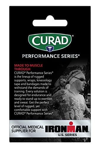 CURAD Performance Series Self-Adherent Wrap, Black, 3" x 5 yds (Pack of 5) - size: 1 Count (Pack of 5)