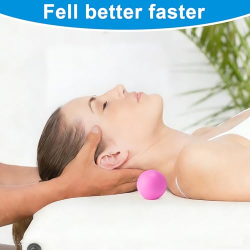 Aegero Peanut Massage Ball-Double Lacrosse Massage Ball (Blue Firm Ball) - color: Blue