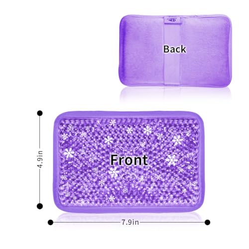 Ice Packs for Injuries Reusable, Hot & Cold Therapy - style: Rectangle-Purple