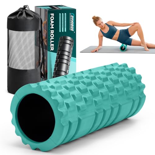 Foam Roller, Multi Density Patented Massage Roller for Deep Tissue - color: Aqua