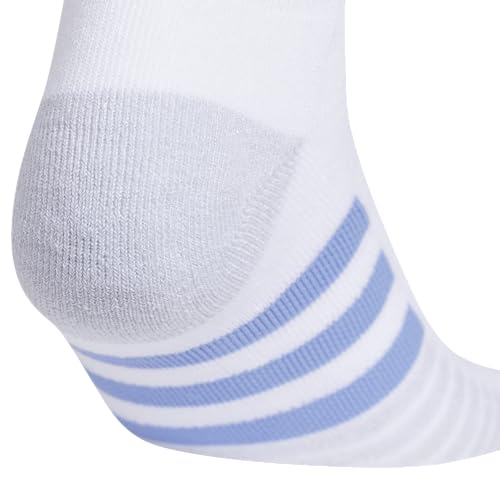 adidas Women's Cushioned Socks 3 Pairs - color: White/Blue Fusion/Powder Teal Green/3.0/Low Cut, size: Medium, style: Low Cut