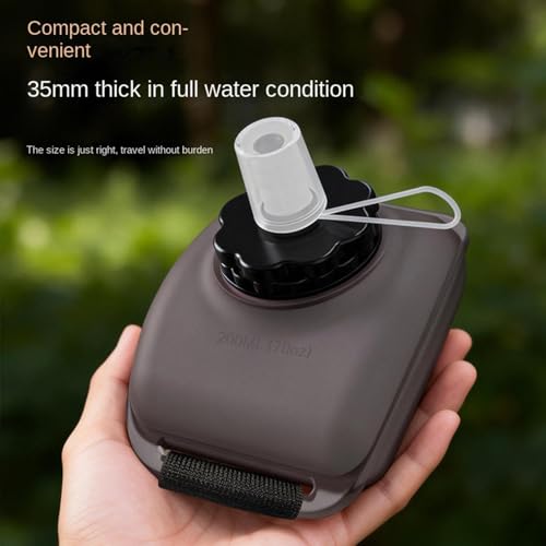 Wrist Water Bottle for Sports 200ml Silicone Leak-Proof Hands-Free