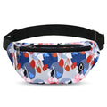 Fanny Pack for Women Men,Crossbody Water Resistant Sports Waist Bag Pack - color: 1pack-multicolor