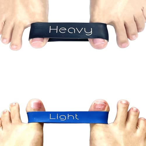 Soxsense Toe Stretcher Bands, Foot Exercise Resistance Bands, 2-Piece Set