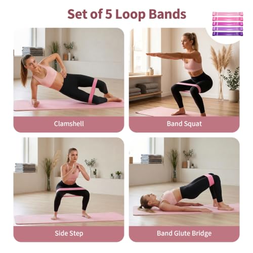 Pilates Kit with Pedal Resistance Band, Home Pilates Workout Set for Women, Multifunction Exercise Bands and Mini Yoga Ball for Full Body & Working Out Home Gym