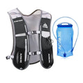 AONIJIE Running Vest Hydration Backpack 5L Unisex Trail Water Lightweight - color: Black and 1.5L Bladder