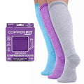 Copper Fit Women's Energy Easy-on/Easy-off Knee High Compression Socks