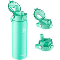 Fanhaw 24oz Stainless Steel Water Bottle with 2-in-1 Lid, Bianchi Green - color: Bianchi Green