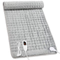 Heating Pad,Electric Heating Pads,Heating Pad for Back,Gray,40x20 Inch - color: Silvergray, size: 40x20 Inch