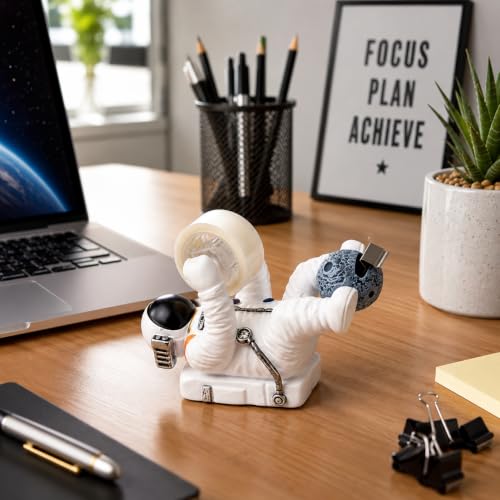 Astronaut Tape Dispenser, Desk Accessory, Ideal Gift for Office or Classroom, 3.75 Inches