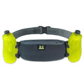Amphipod RunLite Xtech 10K Hydration Belt for Ultra Runners - 21 oz - color: Steel/Green
