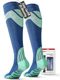 Knee-High Compression Socks For Women,20-30 Mmhg,All Day Comfort - color: Blue+green