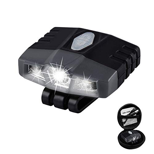 LHOTSE Rechargeable LED Hat Clip Light - color: Gray