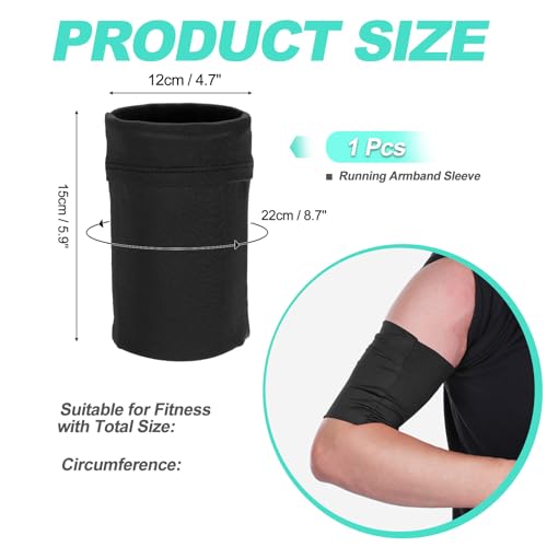 Cell Phone Armband Sleeve, Universal Sports Arm Band Sleeves Black - color: Black